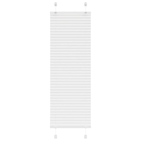 vidaXL Plissee Weiß 40x150 cm Stoffbreite 39,4 cm Polyester
