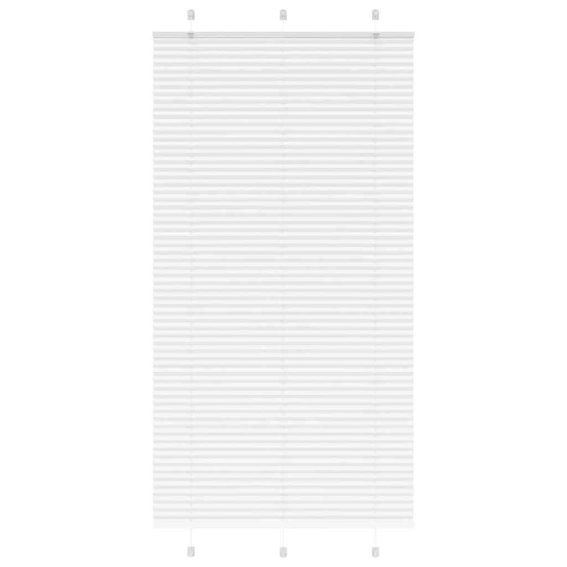 vidaXL Plissee Weiß 110x200 cm Stoffbreite 109,4 cm Polyester vidaXL Plissee Weiß 110x200 cm Stoffbreite 109,4 cm Polyester