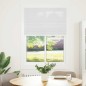 vidaXL Plissee Weiß 100x100 cm Stoffbreite 99,4 cm Polyester vidaXL Plissee Weiß 100x100 cm Stoffbreite 99,4 cm Polyester
