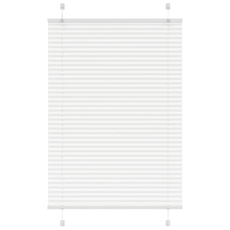 vidaXL Plissee Weiß 90x100 cm Stoffbreite 89,4 cm Polyester vidaXL Plissee Weiß 90x100 cm Stoffbreite 89,4 cm Polyester