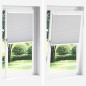 vidaXL Plissee Weiß 90x100 cm Stoffbreite 89,4 cm Polyester vidaXL Plissee Weiß 90x100 cm Stoffbreite 89,4 cm Polyester