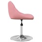vidaXL Esszimmerstühle 2 Stk. Drehbar Rosa Samt