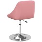 vidaXL Esszimmerstühle 2 Stk. Drehbar Rosa Samt