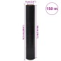 vidaXL Stretchfolie 2 Stk. Schwarz 23 μm 50 cm x 150 m