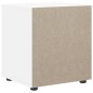 vidaXL Nachttisch VISNES Weiß 45x40x50 cm Holzwerkstoff vidaXL Nachttisch VISNES Weiß 45x40x50 cm Holzwerkstoff