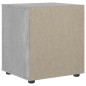 vidaXL Nachttisch VISNES Betongrau 45x40x50 cm Holzwerkstoff vidaXL Nachttisch VISNES Betongrau 45x40x50 cm Holzwerkstoff