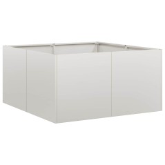 vidaXL Pflanzkübel 80x80x40 cm Edelstahl