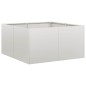 vidaXL Pflanzkübel 80x80x40 cm Edelstahl