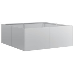 vidaXL Pflanzkübel 80x80x30 cm Verzinkter Stahl