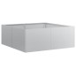 vidaXL Pflanzkübel 80x80x30 cm Verzinkter Stahl