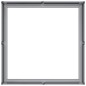 vidaXL Pflanzkübel 80x80x30 cm Verzinkter Stahl