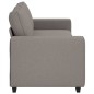 vidaXL 3-Sitzer-Sofa Taupe 180 cm Stoff vidaXL 3-Sitzer-Sofa Taupe 180 cm Stoff