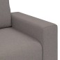 vidaXL 3-Sitzer-Sofa Taupe 180 cm Stoff vidaXL 3-Sitzer-Sofa Taupe 180 cm Stoff