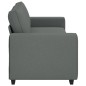 vidaXL 3-Sitzer-Sofa Dunkelgrau 180 cm Stoff