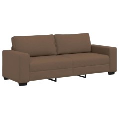 vidaXL 3-Sitzer-Sofa Braun 180 cm Stoff