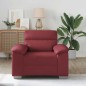 vidaXL Sessel Weinrot 60 cm Kunstleder vidaXL Sessel Weinrot 60 cm Kunstleder