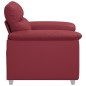 vidaXL Sessel Weinrot 60 cm Kunstleder vidaXL Sessel Weinrot 60 cm Kunstleder
