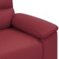 vidaXL Sessel Weinrot 60 cm Kunstleder vidaXL Sessel Weinrot 60 cm Kunstleder