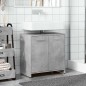 vidaXL Waschbeckenunterschrank Betongrau 60x33x60 cm Holzwerkstoff vidaXL Waschbeckenunterschrank Betongrau 60x33x60 cm Holzwerkstoff