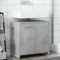 vidaXL Waschbeckenunterschrank Betongrau 60x33x60 cm Holzwerkstoff vidaXL Waschbeckenunterschrank Betongrau 60x33x60 cm Holzwerkstoff