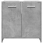 vidaXL Waschbeckenunterschrank Betongrau 60x33x60 cm Holzwerkstoff vidaXL Waschbeckenunterschrank Betongrau 60x33x60 cm Holzwerkstoff