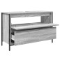 vidaXL Waschbeckenunterschrank mit Schubladen Grau Sonoma 90x34,5x60cm vidaXL Waschbeckenunterschrank mit Schubladen Grau Sonoma 90x34,5x60cm