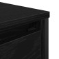 vidaXL Waschbeckenunterschrank mit Schubladen Schwarz Eichen-Optik vidaXL Waschbeckenunterschrank mit Schubladen Schwarz Eichen-Optik