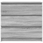 vidaXL Sideboard Grau Sonoma 80x35x76 cm Holzwerkstoff vidaXL Sideboard Grau Sonoma 80x35x76 cm Holzwerkstoff