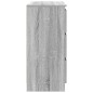 vidaXL Sideboard Grau Sonoma 80x35x76 cm Holzwerkstoff vidaXL Sideboard Grau Sonoma 80x35x76 cm Holzwerkstoff