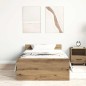 vidaXL Bettgestell ohne Matratze Artisan-Eiche 75x190 cm Holzwerkstoff vidaXL Bettgestell ohne Matratze Artisan-Eiche 75x190 cm Holzwerkstoff
