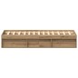 vidaXL Bettgestell ohne Matratze Artisan-Eiche 150x200cm Holzwerkstoff vidaXL Bettgestell ohne Matratze Artisan-Eiche 150x200cm Holzwerkstoff