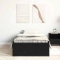 vidaXL Bettgestell ohne Matratze Schwarz Eichen-Optik 100x200 cm vidaXL Bettgestell ohne Matratze Schwarz Eichen-Optik 100x200 cm