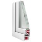 vidaXL Kellerfenster RISOR 80x60 cm Dreh Kipp DIN Rechts Weiß vidaXL Kellerfenster RISOR 80x60 cm Dreh Kipp DIN Rechts Weiß
