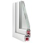 vidaXL Kellerfenster RISOR 110x60 cm Dreh Kipp DIN Links Weiß vidaXL Kellerfenster RISOR 110x60 cm Dreh Kipp DIN Links Weiß