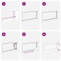 vidaXL Kellerfenster RISOR 110x60 cm Dreh Kipp DIN Links Weiß vidaXL Kellerfenster RISOR 110x60 cm Dreh Kipp DIN Links Weiß