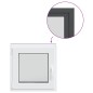 vidaXL Kellerfenster RISOR 60x60 cm Dreh Kipp DIN Links Anthrazit vidaXL Kellerfenster RISOR 60x60 cm Dreh Kipp DIN Links Anthrazit