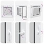 vidaXL Kellerfenster RISOR 60x60 cm Dreh Kipp DIN Links Anthrazit vidaXL Kellerfenster RISOR 60x60 cm Dreh Kipp DIN Links Anthrazit