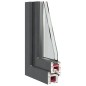 vidaXL Kellerfenster RISOR 110x60 cm Dreh Kipp DIN Links Anthrazit vidaXL Kellerfenster RISOR 110x60 cm Dreh Kipp DIN Links Anthrazit