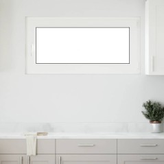 vidaXL Kellerfenster RISOR 120x60 cm Dreh Kipp DIN Rechts Weiß