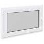 vidaXL Kellerfenster RISOR 100x60 cm Dreh Kipp DIN Links Weiß vidaXL Kellerfenster RISOR 100x60 cm Dreh Kipp DIN Links Weiß