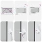 vidaXL Kellerfenster RISOR 100x60 cm Dreh Kipp DIN Links Weiß vidaXL Kellerfenster RISOR 100x60 cm Dreh Kipp DIN Links Weiß