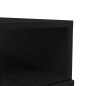 vidaXL Couchtisch mit LED-Leuchten Schwarz Eichen-Optik 90x49x40 cm vidaXL Couchtisch mit LED-Leuchten Schwarz Eichen-Optik 90x49x40 cm
