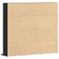 vidaXL CD-Schrank Schwarz Eichen-Optik 100,5x23x89,5 cm Holzwerkstoff vidaXL CD-Schrank Schwarz Eichen-Optik 100,5x23x89,5 cm Holzwerkstoff