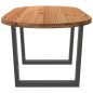vidaXL Esstisch Hellbraun 180x90x74 cm Massivholz Eiche Oval vidaXL Esstisch Hellbraun 180x90x74 cm Massivholz Eiche Oval