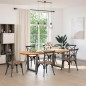 vidaXL Esstisch Hellbraun 240x100x74 cm Massivholz Eiche Oval vidaXL Esstisch Hellbraun 240x100x74 cm Massivholz Eiche Oval