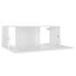 3-tlg. TV-Schrank-Set Weiß Holzwerkstoff 3-tlg. TV-Schrank-Set Weiß Holzwerkstoff