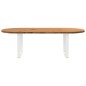 vidaXL Esstisch Hellbraun 240x100x74 cm Massivholz Eiche Oval vidaXL Esstisch Hellbraun 240x100x74 cm Massivholz Eiche Oval