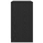 vidaXL Sideboard Schwarz Eichen-Optik 70x41x75 cm Holzwerkstoff vidaXL Sideboard Schwarz Eichen-Optik 70x41x75 cm Holzwerkstoff