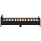 vidaXL Bettgestell ohne Matratze Schwarz Eichen-Optik 200x200 cm vidaXL Bettgestell ohne Matratze Schwarz Eichen-Optik 200x200 cm