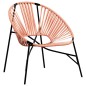 vidaXL Gartenstuhl-Set 3-tlg. Schwarz und Orange Poly Rattan vidaXL Gartenstuhl-Set 3-tlg. Schwarz und Orange Poly Rattan